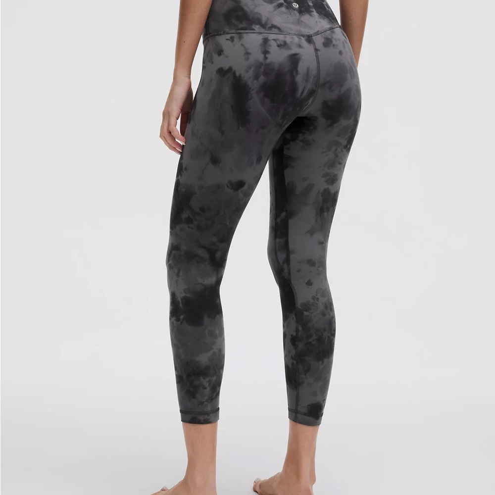 Lululemon align Black Tie-Dye Leggings 25”